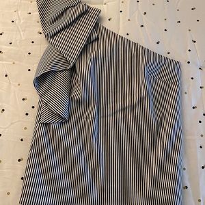 Women's banana republic one shoulder blouse